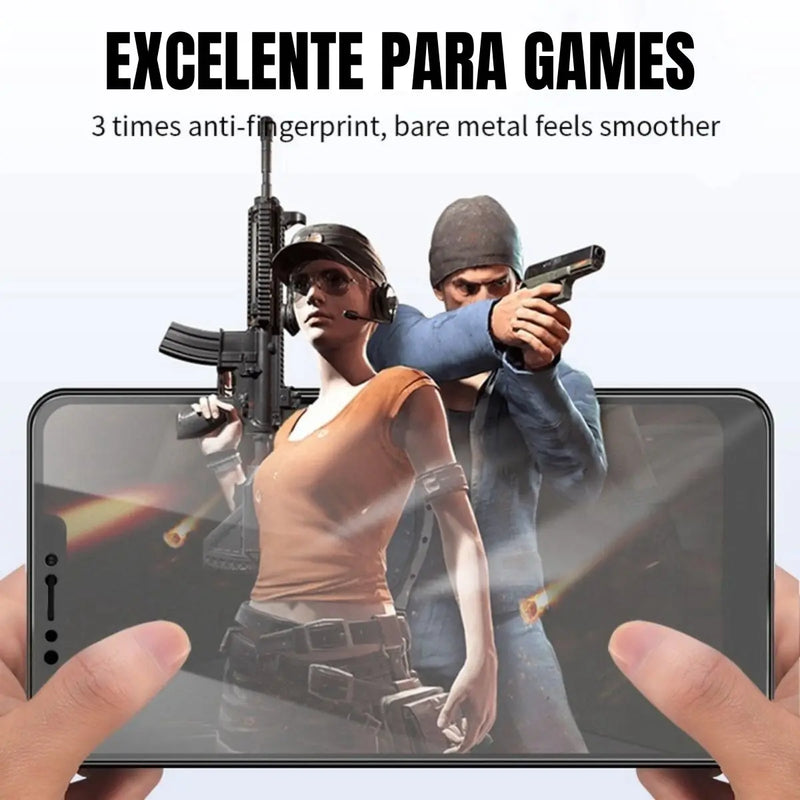 Pelicula de vidro fosco para todos os modelos iPhone