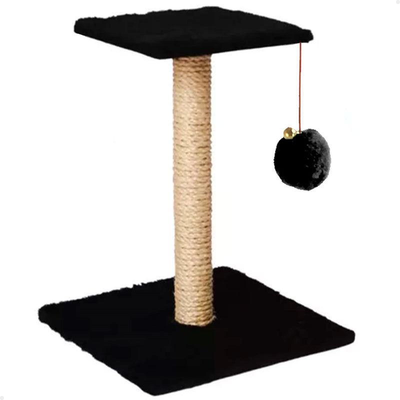 Cat Cat Scratcher Sisal Post Square with Pompom Plush Toy Guizo Scratching Pet Cat Claw Column GT6315