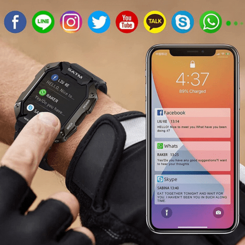 Relógio Smartwatch Max Rock Ultra C-20