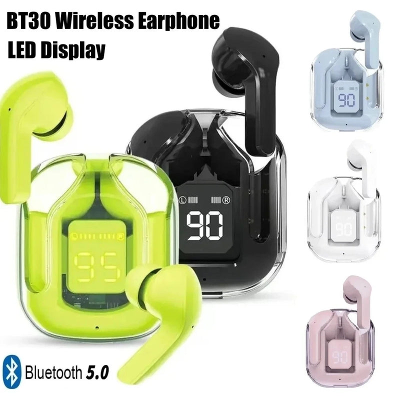 Fones de ouvido sem fio Bt30 tws bluetooth 5.0