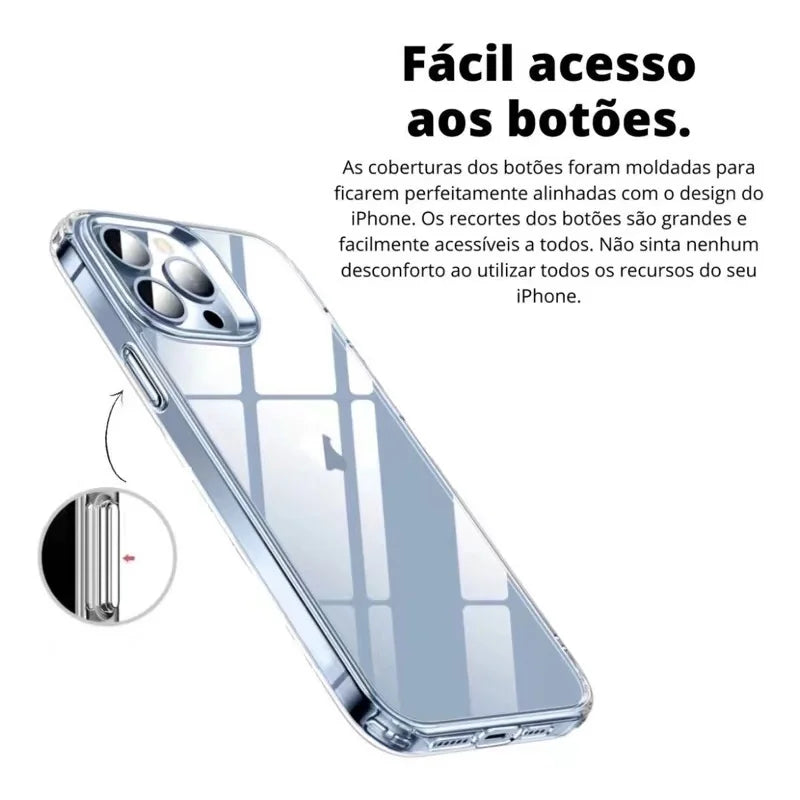 Capinha Clear Case Space para IPHONE