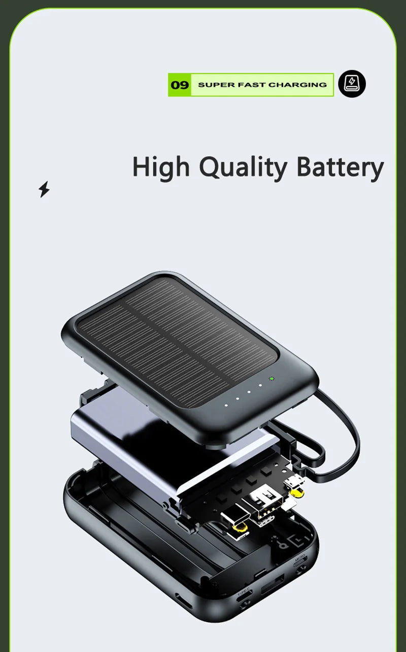 Power Bank Carregamento SOLAR 50000Mah