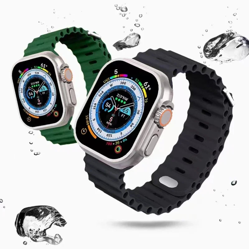 Pulseira de silicone para apple watch