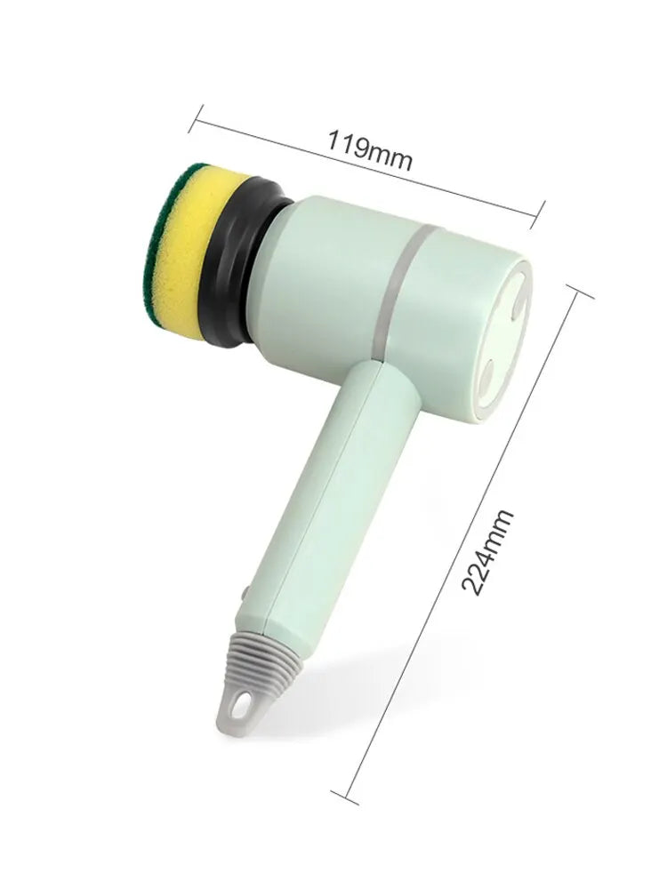 Escova de limpeza elétrica multi-funcional