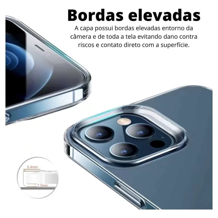 Capinha Clear Case Space para IPHONE